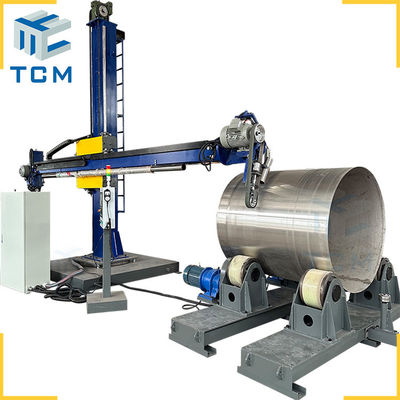 Inox tankpoetsmachine cilindrische tank schelp binnenste oppervlakte metaalpoetsmachine