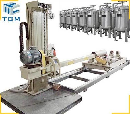 Filter Housing oppervlak tank Polijstmachine 3500mm Automatisch slijpen en polijsten