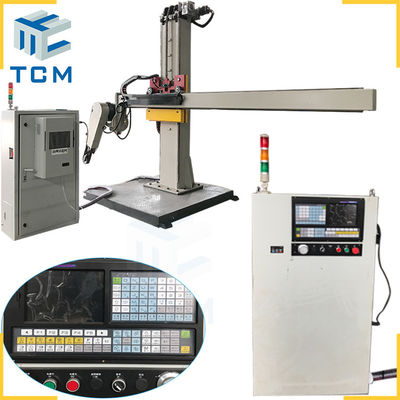 Vlekvrye staal tankkop CNC polijstmachine Automatische riem polijst buffing machine
